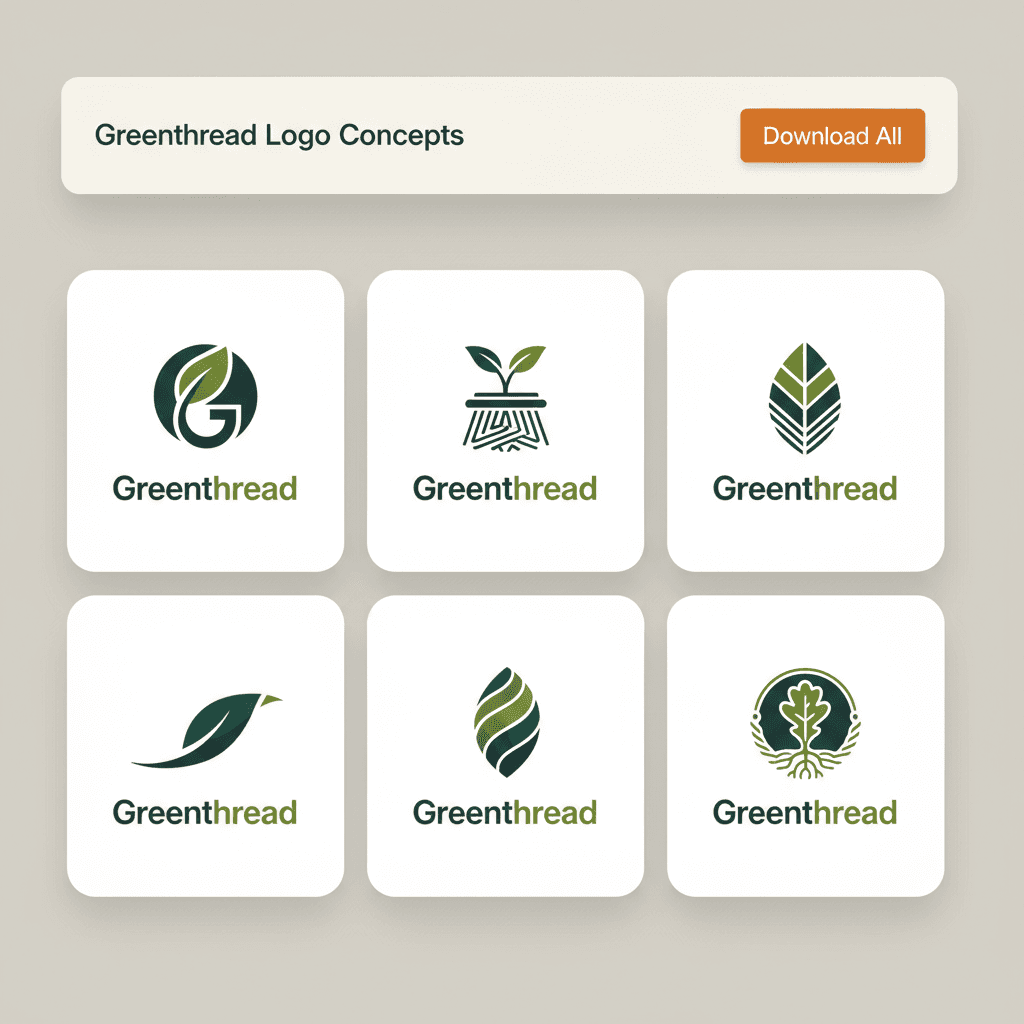 Check the AI generated logos