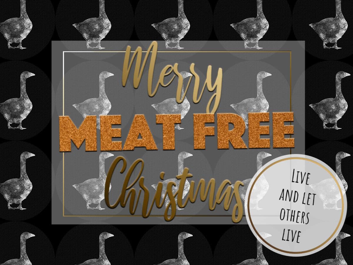 Meat Free Christmas Card