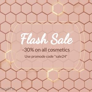Cosmetics Sale Banner Maker