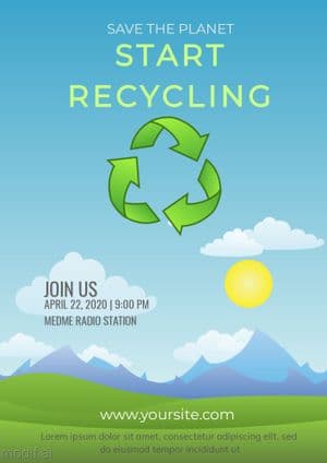 Recycling Event Flyer Maker