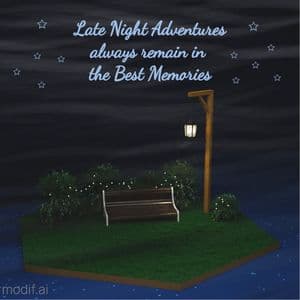 Summer Night Instagram Post