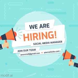 We are Hiring Instagram Post