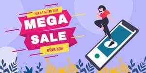 Mega Sale Banner Template