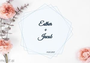 Delicate Wedding Labels