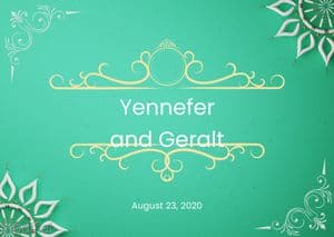 Wedding Date Greeting Card