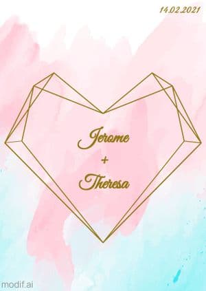 Wedding Label Card Template