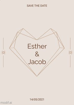 Stylish Wedding Label