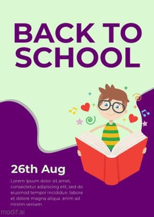 Free Back to School Poster