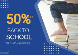 Big Sale for School Items