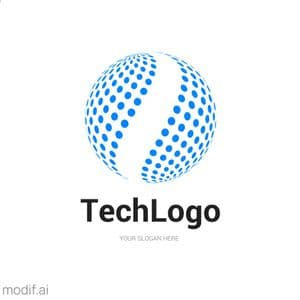 Tech Logo Design Template