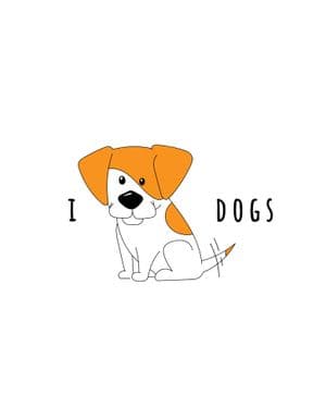 Dog T-Shirt Design Template