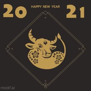 Golden Ox Chinese New Year