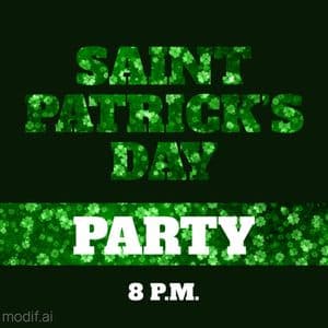 Patricks Day Party Poster