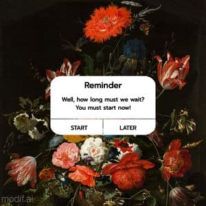 Start Now Reminder Template