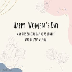Happy  Womens Day Template