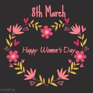 Heart Happy Woman day