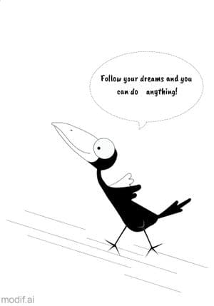 Poster Follow Your Dreams