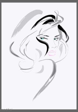 Girl Poster Template