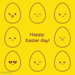 Happy Easter Card Template