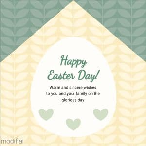Easter Card Template