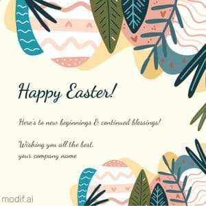 Happy Easter Instagram Post