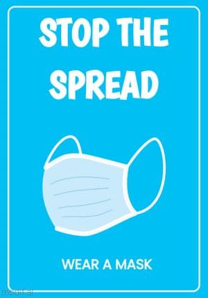Stop the Spread COVID Poster