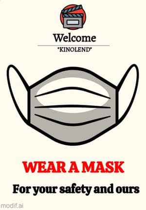 Wear Mask Poster Template