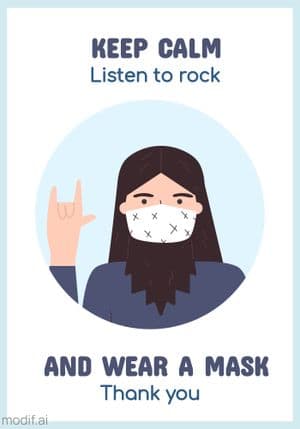 Keep Calm Poster Template