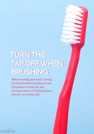 Save Water Poster Template