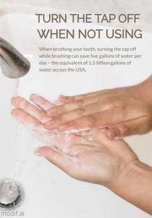 Washing Hand Poster Template