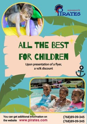Water Park Flyer Template