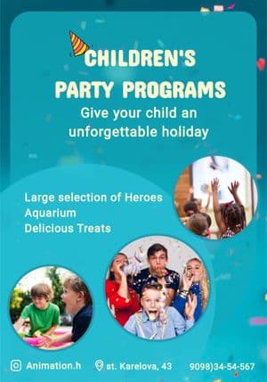 Party Service Flyer Template