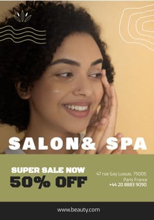 Beauty Shop Flyer Template
