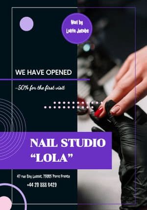 Nail Studio Flyer Template