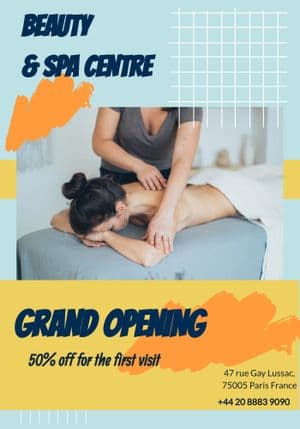 Spa Centre Flyer Template