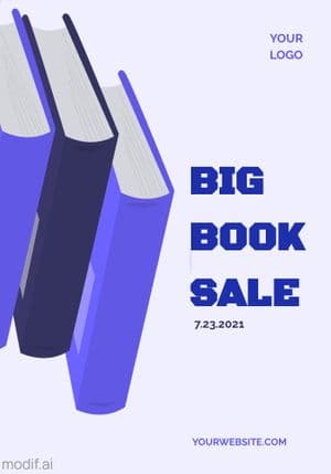 Book Sale Flyer Template