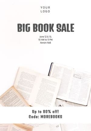 Book Sale Flyer Template