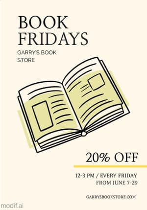 Book Store Flyer Template