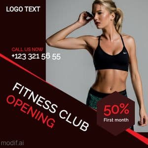 Fitness Club Post Tamplate