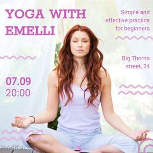 Yoga Class Post Template