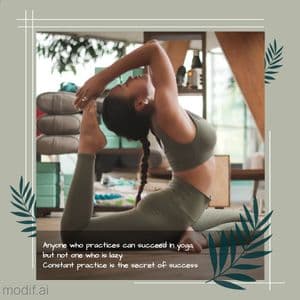 Instagram Post Yoga Template