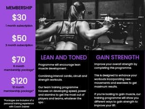 Facebook Post Gym Template
