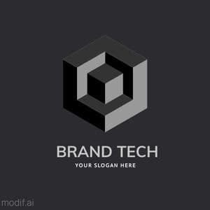 3-D Business Logo Template