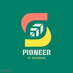 IT School Design Logo