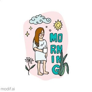 Morning Boho Mug Design