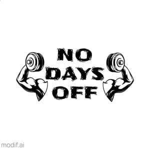No Day Off Mug Template