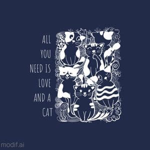 Cat Person Mug Design