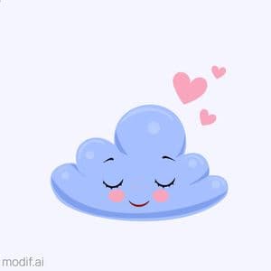 Cloud Mug Template