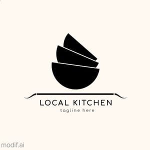 Bowl Logo Design Template