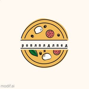Pizza Logo Design Template